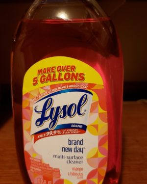 LYSOL “BRAND NEW DAY” SCENT 10.75 OZ  CONCENTRATE KILLS 99.9% VIRUSES / BACTERIA