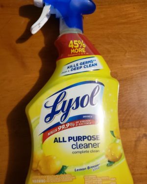 LYSOL ALL PURPOSE SPRAY CLEANER KILLS 99.9 of BACTERIA / VIRUSES