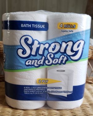 SOFT AND STRONG TOILET TISSUE 4 ROLL PACK