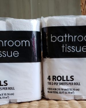 GENERIC BRAND, 8 ROLLS OF 2 PLY TOILET PAPER