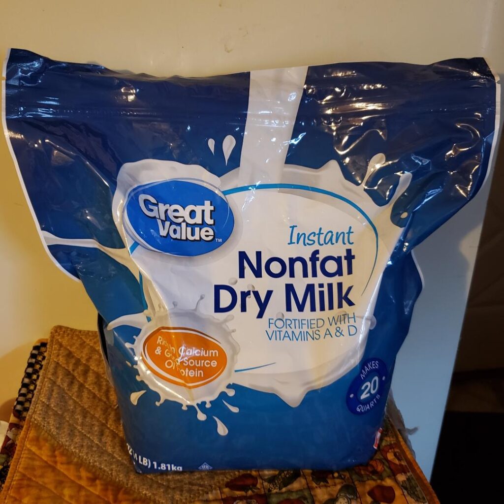 GREAT VALUE BRAND 64 OUNCE BAG Of POWDERED MILK Covid 19 Sanitize And great-value-brand-64-ounce-bag-of-powdered-milk-covid-19-sanitize-and